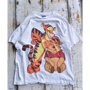 tシャツ Tシャツ メンズ 「ヴィンテージ古着」90's Disney/ディズニー くまのプーさん×ティガー Tシャツ USA製｜zozo