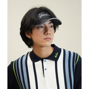 サンバイザー メンズ NEW ERA/ニューエラ サンバイザー ニューヨーク・ヤンキース/ロサンゼルス・ドジャース スクリプトロゴ ムラサキスポーツL｜zozo