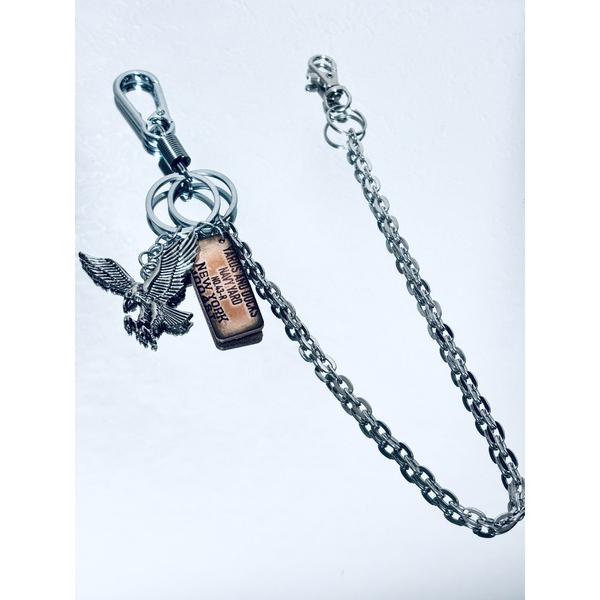 ウォレットチェーン 「1004ST」シルバー ウオレットチェーン キーリング (MA)