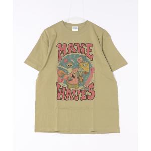 tシャツ Tシャツ レディース 「 SpongeBob 」 スポンジボブ Ｔシャツ 24S4｜ZOZOTOWN Yahoo!店