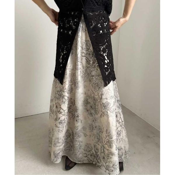 スカート LAYLA DOUBLE LAYER SHEER SKIRT