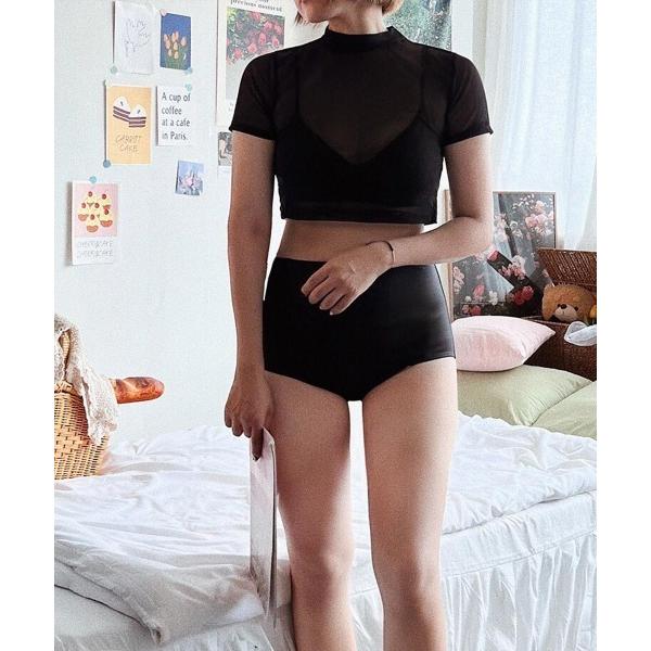 水着 シアーシャツビキニ レディース