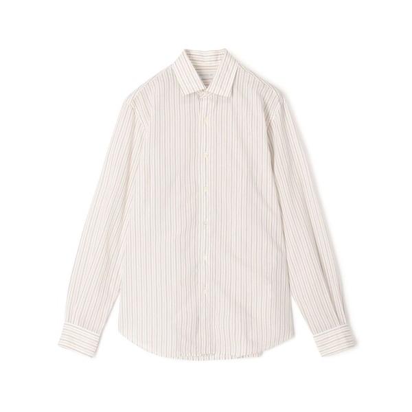 シャツ コットンナイロンワッシャー セミワイドカラーシャツ メンズ