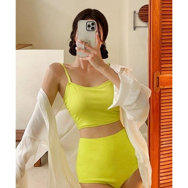 水着 ハイウエスト セパレートスイムウェア レディース