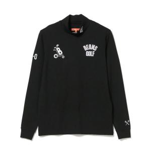 「BEAMS GOLF」 長袖Tシャツ MEDIUM ブラック メンズ｜zozo