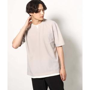 tシャツ Tシャツ メンズ 「接触冷感」梨地フェイクレイヤードカットソー(Good Teeシリーズ）｜ZOZOTOWN Yahoo!店