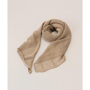 スカーフ バンダナ レディース 「THROW/スロー」Linen Cross Mesh Scarf スカーフ｜ZOZOTOWN Yahoo!店