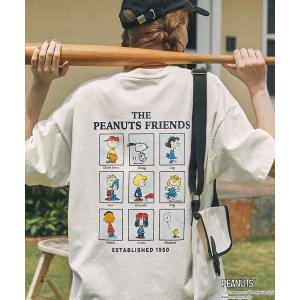 tシャツ 「PEANUTS / SNOOPY」別注 ピーナッツ スヌーピー＆フレンズ ヴィンテージプリント 半袖Tシャツ レディース メンズ
