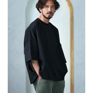 tシャツ mt9109-Diagonal cutting oversized T-shirt Tシャツ メンズ レディース