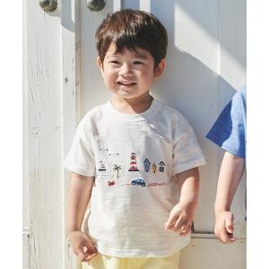 tシャツ Tシャツ キッズ 「接触冷感」マリンタウンTシャツ｜ZOZOTOWN Yahoo!店