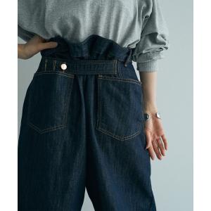 パンツ デニム ジーンズ レディース TUCK DENIM