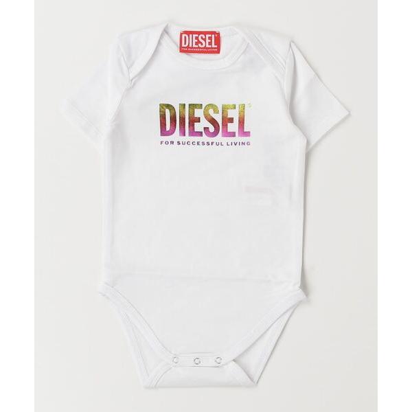 tシャツ Tシャツ キッズ DIESEL（ディーゼル）Baby ブランドロゴ半袖ロンパース