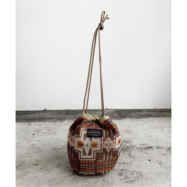 ポーチ ST:PENDLETON / MESH DRAW POUCH ペンドルトン　メッシュ巾着バッ...