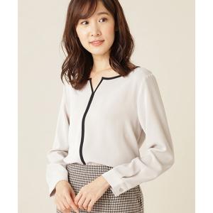 「NATURAL BEAUTY BASIC」 長袖ブラウス MEDIUM ベージュ系その他 レディース