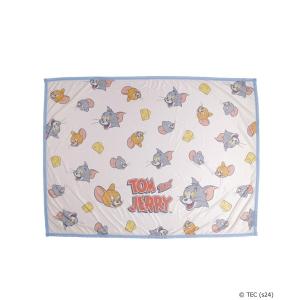 お昼寝ケット トムとジェリー 85×115cm 綿100％ ブランケット おひるね