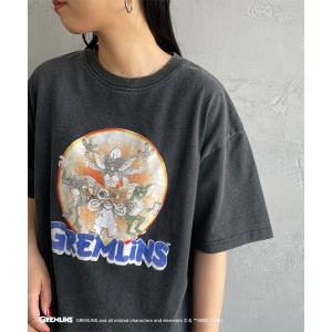 tシャツ Tシャツ レディース 「Jeans Factory Clothes/ジーンズファクトリークローズ」 GREMLINS ダメージ加工フロッキー