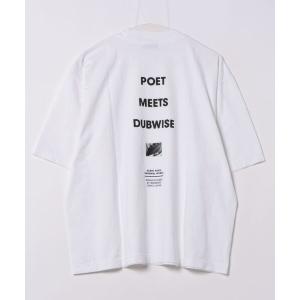 tシャツ Tシャツ メンズ 「POET MEETS DUBWISE/ポエトミーツダブワイズ」 Loose fit LOGO T-shirt ルーズフィ