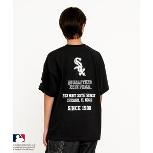 tシャツ 「大人向けサイズあり」「MLB」チームロゴプリント半袖Tシャツ キッズ 子供服 男の子