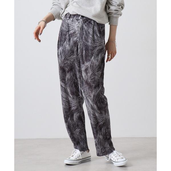スラックス Patterned pleated easy pants / 柄プリーツパンツ メンズ ...