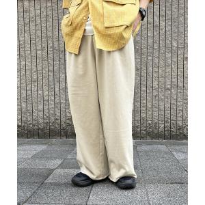 パンツ メンズ ワイドスウェットパンツ