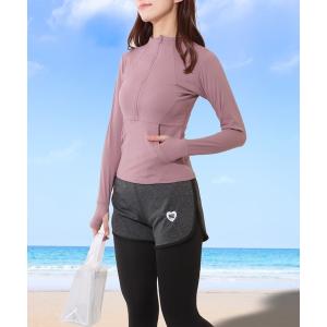 ラッシュガード 「3点セット」ハーフジップ プチ...の商品画像