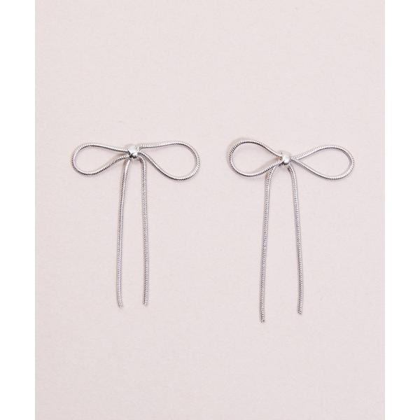 ピアス Zoule ゾーラ：ruban2　リボン　ピアス（ニッケルフリー） レディース メンズ