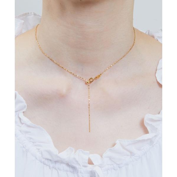 ネックレス Zoule ゾーラ：stainless N-42　ステンレス　Y字ネックレス レディース...