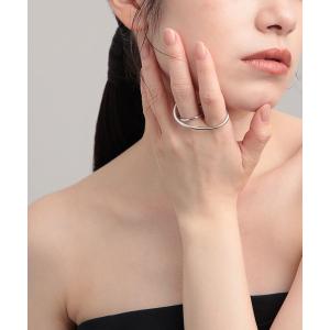 agete（アガット） 指輪 リング シルバーダブルフィンガーリング