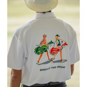 ポロシャツ BENCH AT THE GREENE GOLF / BACK PRINT STRETCH SHIRT メンズ レディース