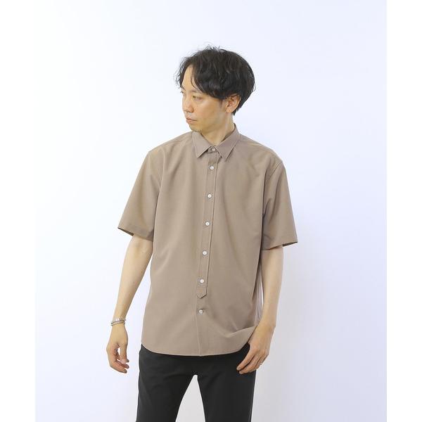 シャツ リフラクスウェザー半袖レギュラーカラーシャツ メンズ