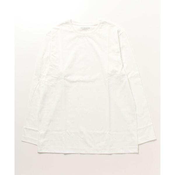 「green label relaxing」 長袖Tシャツ S ホワイト メンズ