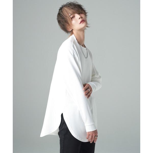 「ADRER」 長袖Tシャツ SMALL ホワイト メンズ