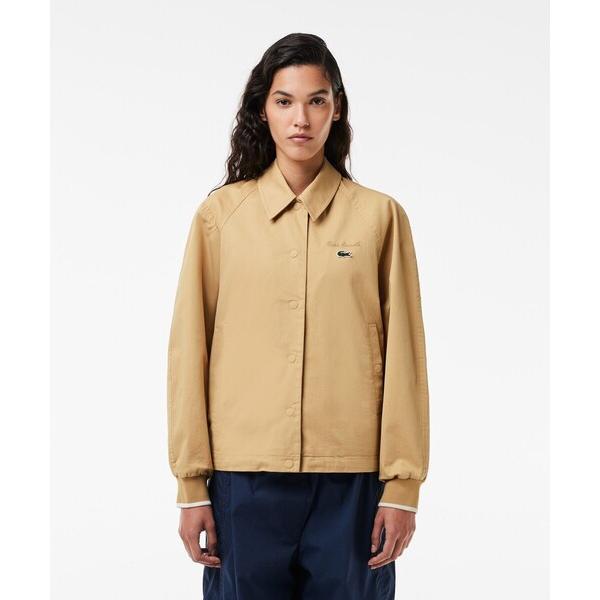 ブルゾン アウター コットン ストレッチショートブルゾン レディース