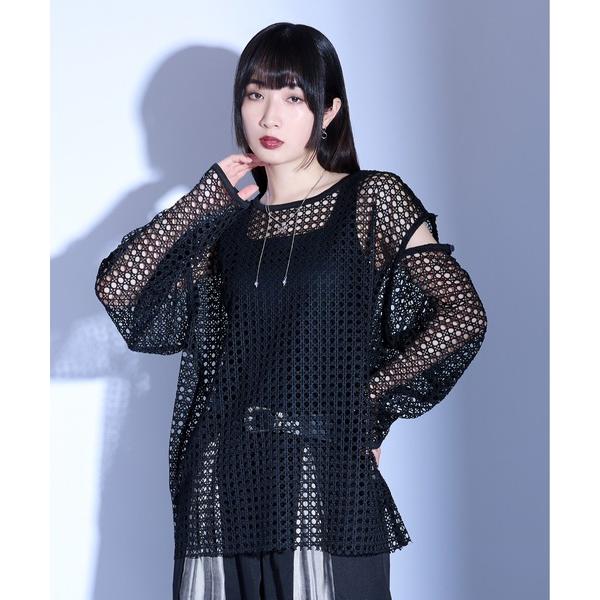 tシャツ 2wayカットアウトメッシュPO メンズ レディース