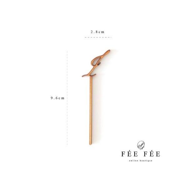 カトラリー 「fee fee」Cake Topper (numeric)