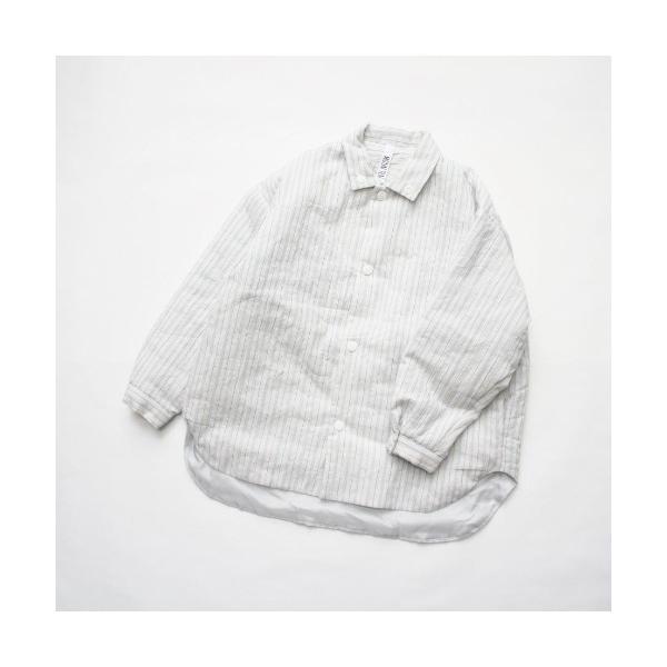 ブラウス シャツ 「MOUN TEN.」Stripe Puff Shirts キッズ 子供服 男の子...