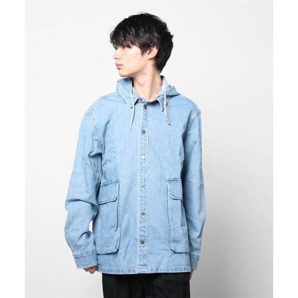 「TOMMY JEANS」 デニムジャケット MEDIUM ブルー メンズ