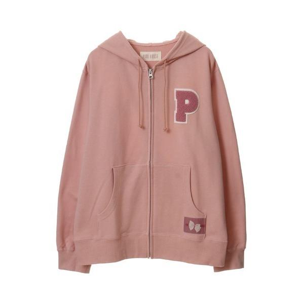 「PINK HOUSE」 ジップアップパーカー フリー ピンク レディース