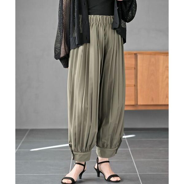 パンツ タックバルーンパンツ レディース
