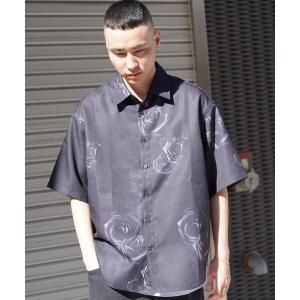 シャツ ブラウス メンズ LV SMOKE ROSE SS SHIRTS｜zozo