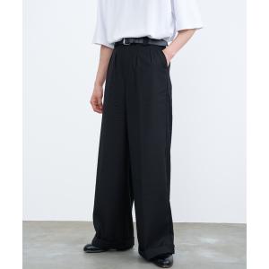 パンツ スラックス メンズ Wide double slacks / ワイドダブルスラックス｜ZOZOTOWN Yahoo!店