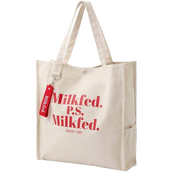 「MILKFED.」 トートバッグ ONE SIZE レッド レディース