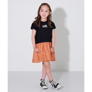 「X-girl Stages」 「KIDS」ドッキングワンピース 140cm ブラック キッズ｜zozo