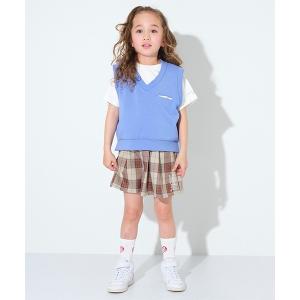 「X-girl Stages」 「KIDS」ショートパンツ 130cm ブラウン キッズ｜zozo