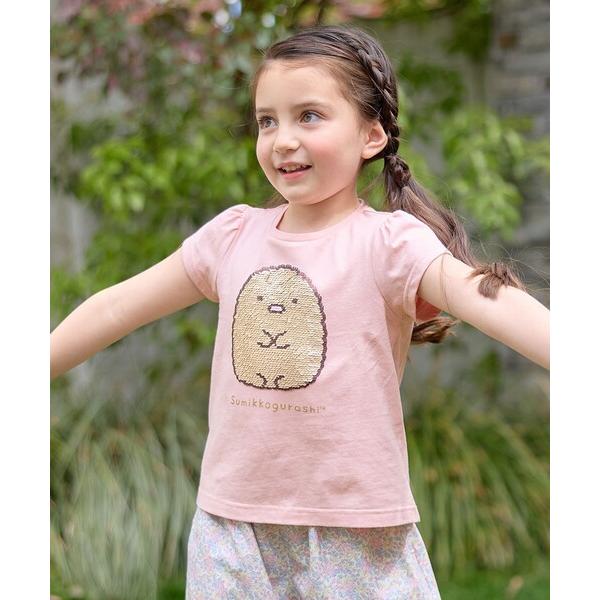 tシャツ 「WEB限定/すみっコぐらし」ミラクルスパンコールTシャツ キッズ 子供服 女の子