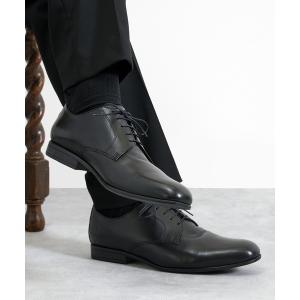 ビジネスシューズ Robe Pleine ロベプラン / Genuine Leather Shoes 牛革外羽根プレーントゥドレスシューズ ビジネスシ
