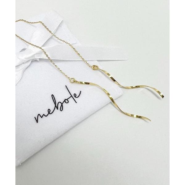 ピアス ウェーブチェーンピアス レディース