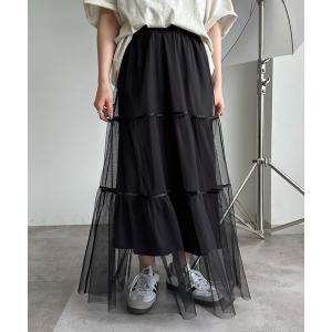スカート チュールフレアスカート「ZOZOTOW...の商品画像