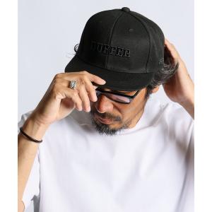 帽子 キャップ メンズ 「WEB限定アイテム」”ALL BLACK” DUFFER ORIGINAL FLAT VISOR CAP：オールブラック ワ｜ZOZOTOWN Yahoo!店