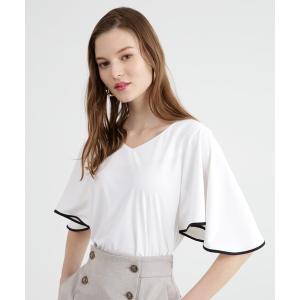 tシャツ Tシャツ レディース バイカラーパイピングカットソー｜zozo